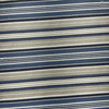 Equivalent in Ocean | Upholstery Fabric | Stripes | Blue / Beige / Off White | Medium Weight | Richloom | 54" Wide | By the Yard