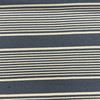 Script in Denim | Upholstery Fabric | Stripes | Denim Blue / Off White | Medium Weight | Richloom | 54" Wide | By the Yard