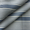 Script in Denim | Upholstery Fabric | Stripes | Denim Blue / Off White | Medium Weight | Richloom | 54" Wide | By the Yard