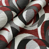 Spellbound in Bold | Upholstery Fabric | Geometric in Red / White / Black | Richloom | Heavy Weight | 54" Wide | By the Yard
