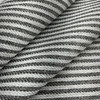 Strada in Metal | Upholstery Fabric | Stripes in Grey / White | Richloom | Heavy Weight | 54" Wide | By the Yard
