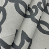 Tikal in Smoke | Upholstery Fabric | Scrollwork Lattice in Grey and Off White | Heavyweight | Richloom | 54" Wide | By the Yard