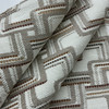 Tinder in Sienna | Upholstery Fabric | Geometric in Brick / Brown / Beige / White | Richloom | Heavy Weight | 54" Wide | By the Yard