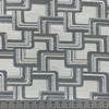 Tinder in Steel | Upholstery Fabric | Geometric in Blue / Brown / White | Richloom | Heavy Weight | 54" Wide | By the Yard