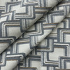 Tinder in Steel | Upholstery Fabric | Geometric in Blue / Brown / White | Richloom | Heavy Weight | 54" Wide | By the Yard