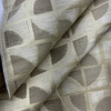 Geometric Squares in Beige and Ecru | Upholstery Fabric |  Heavyweight | 54" Wide | By the Yard