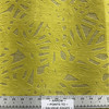 Abstract Design in Citron Green | Velvet Upholstery Fabric | Heavy Weight | 54" Wide | By the Yard
