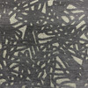 Abstract Design in Charcoal | Velvet Upholstery Fabric | Heavy Weight | 54" Wide | By the Yard