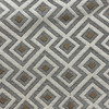 Geometric in Grey / Off White / Brown | Upholstery Fabric | Heavy Weight | 54" Wide | BTY