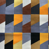 Lucio in Flint | Upholstery Fabric | Geometric in Orange / Grey / Brown | Emanuela Frattini Magnussen | Heavy Weight | 54" Wide | BTY
