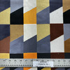 Lucio in Flint | Upholstery Fabric | Geometric in Orange / Grey / Brown | Emanuela Frattini Magnussen | Heavy Weight | 54" Wide | BTY