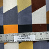 Lucio in Flint | Upholstery Fabric | Geometric in Orange / Grey / Brown | Emanuela Frattini Magnussen | Heavy Weight | 54" Wide | BTY