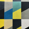 Lucio in Capri | Upholstery Fabric | Geometric in Yellow / Blue / Grey / Black | Emanuela Frattini Magnussen | Heavy Weight | 54" Wide | BTY