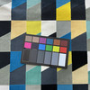 Lucio in Capri | Upholstery Fabric | Geometric in Yellow / Blue / Grey / Black | Emanuela Frattini Magnussen | Heavy Weight | 54" Wide | BTY