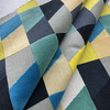 Lucio in Capri | Upholstery Fabric | Geometric in Yellow / Blue / Grey / Black | Emanuela Frattini Magnussen | Heavy Weight | 54" Wide | BTY