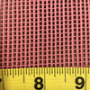Pink 9 x 9 Vinyl Mesh | Windscreen, Safety Fencing, Gym Dividers, Awning Drop Shades | Bruin Plastics | 72" Wide | By the Yard