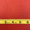 Red 9 x 12 Vinyl Mesh | Windscreen, Safety Fencing, Gym Dividers, Awning Drop Shades | Bruin Plastics | 62" Wide | By the Yard