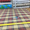 4 Yard Piece of Callaway Vintage Plaid Drapery Fabric | 54" Wide | BTY |  Gold, Brick and Navy