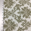 2 Yard Piece of Traditional Damask in Taupe Upholstery / Drapery Fabric | 54 Wide | By the Yard