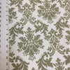 2 Yard Piece of Traditional Damask in Taupe Upholstery / Drapery Fabric | 54 Wide | By the Yard