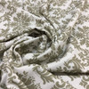 2 Yard Piece of Traditional Damask in Taupe Upholstery / Drapery Fabric | 54 Wide | By the Yard
