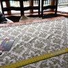 2.5 Yard Piece of Traditional Damask in Taupe Upholstery / Drapery Fabric | 54 Wide | By the Yard
