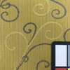 3 Yard Piece of Scroll Swirl Jacquard Fabric | Gold / Grey | Heavy Upholstery | 54" Wide | By the Yard | IMDELDA-1346-REM2