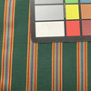 3.37 Yard Piece of Stripes in Green / Orange / Red / Blue | Upholstery Fabric | Heavy Drapery | Polyester | 54 Wide | By the Yard