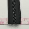 #10 BLACK MARINE / OUTDOOR ZIPPER MOLDED CHAIN | BY THE YARD