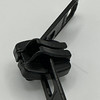 #10 MOLDED PULLS.   DOUBLE PULL BLACK 