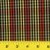 4 Yard Piece of Andrea Plaid Black Drapery Fabric