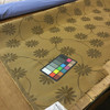 5 Yard Piece of Sheer Tone on Tone Brown Floral | Drapery Fabric | 54" Wide | By the Yard | NEW-124-REM2