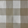 2.5 Yard Piece of Artistry Buffalo Check Jacquard Tan/White | Heavyweight Jacquard Fabric | Home Decor Fabric | 56" Wide