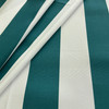 2 Yard Piece of Richloom Solarium Cabana Stripe Outdoor Peacock | Very Heavyweight Outdoor Fabric | Home Decor Fabric | 54" Wide