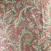 Omar Paisley in Spice by Braemore | Red / Brown | Home Decor Fabric | Light Upholstery / Drapery | 54" Wide | By the Yard