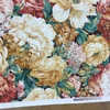 2 Yard Piece of Casterbridge Floral in Red / Gold / Green | Home Decor Fabric | Cotton | 54 Wide | By the Yard