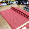 1.75 Yard Piece of Variegated Red and White | Upholstery / Slipcover Fabric | 54" Wide | By the Yard