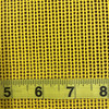 Yellow 9 x 9 Vinyl Mesh | Windscreen, Safety Fencing, Gym Dividers, Awning Drop Shades | Bruin Plastics | 30" Wide | By the Yard