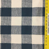 Blue and White Plaid Drapery / Upholstery Fabric | 54"W | BTY | CLOSEOUT