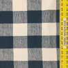 Blue and White Plaid Drapery / Upholstery Fabric | 54"W | BTY | CLOSEOUT