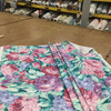3 Yard Piece of Painterly Floral in Fuchsia  Pink / Jade / Mint  | Home Decor Fabric | Linen Blend | 54" Wide | By the Yard