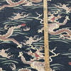 2.75 Yard Piece of Fergy Dragon Print Woven Navy Blue | Medium Weight Woven Fabric | Home Decor Fabric | 56" Wide