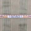3 Yard Piece of Striped Jaquard Fabric | Green / Beige | Medium Weight | Drapery / Upholstery | 54" Wide | By the Yard
