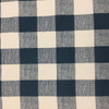 1 Yard Piece of Blue and White Plaid Drapery / Upholstery Fabric | 54"W | BTY | CLOSEOUT