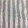 2 Yard Piece of Polo Stripe in Grey and White | Home Decor  / Drapery Fabric | Magnolia Home | 100% Cotton | 54" Wide | By the Yard