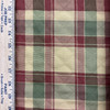 1.75 Yard Piece of Traditional Plaid with Pre-quilted Diamonds Upholstery Fabric | 54"W | BTY | TMP145-REM3
