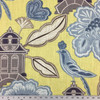2 Yard Piece of Emperor's Garden in Chartreuse Upholstery Drapery Fabric | Braemore | 54W | BTY