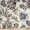 1.5 Yard Piece of P Kaufmann Garden Flora Denim | Medium Weight Duck Fabric | Home Decor Fabric | 54" Wide