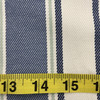 Calvin in Harbor By Belle Maison | Curtain And Medium Weight Upholstery | 100% Cotton | Stripes Blue Green White | 54" Wide | By the Yard