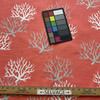 2 Yard Piece of Premier Prints Isadella Coral Slub Salmon | Medium Weight Duck Fabric | Home Decor Fabric | 54" Wide